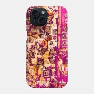 Pink Street Sticker Art NYC Phone Case