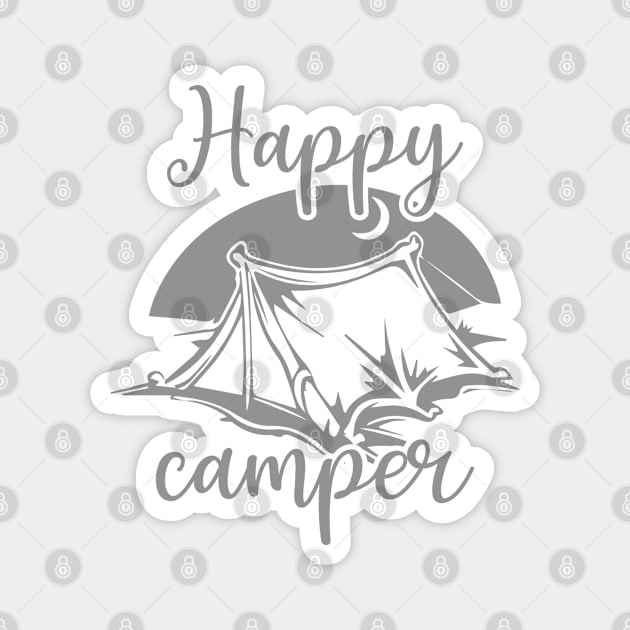 Happy Camper Magnet by SylwiaArt