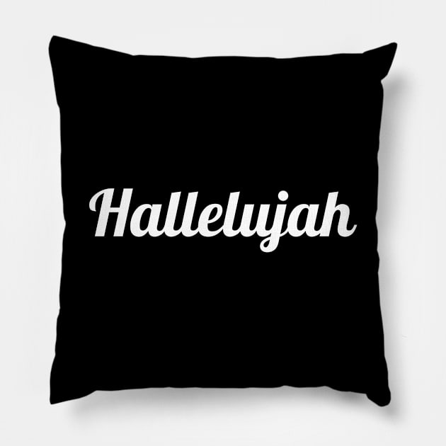 Hallelujah Pillow by Prayingwarrior