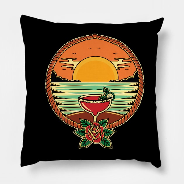 Summer vibes Pillow by dayouths