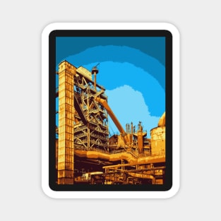 Abandoned Factory - Landscape Magnet