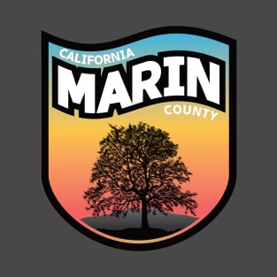 Marin County California Sunset T-Shirt