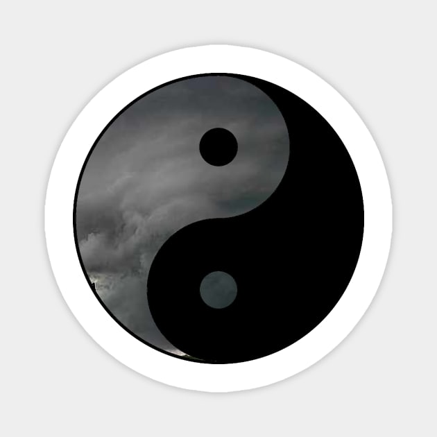 ying yang Magnet by cptpuggles