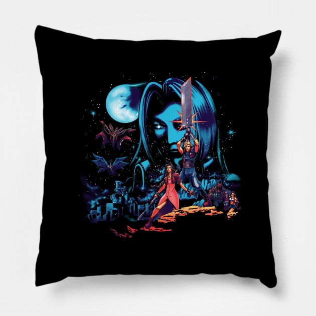 Final Wars VII Pillow by KindaCreative