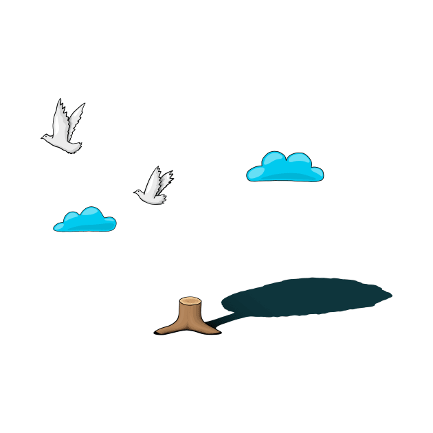 immigration freedom pigeon by Akman