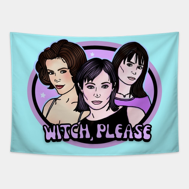 Charmed 98' "Witch, Please" Tapestry by Haunted Fembot