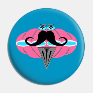 Mr Mustachio TBC Pin