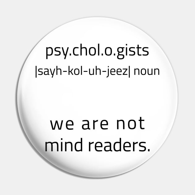 Psychologists Meaning Pin by JC's Fitness Co.