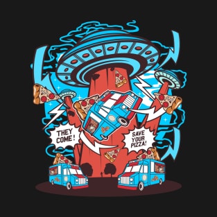 Pizza abduction T-Shirt