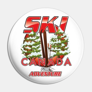 Canada Ski for Adventure Pin