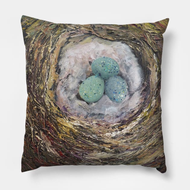 Nest Pillow by bevhardidge