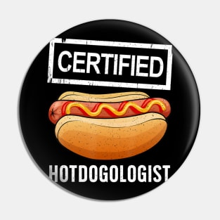 Cool Hotdog Women Sausage Hot Dog Lover Pin