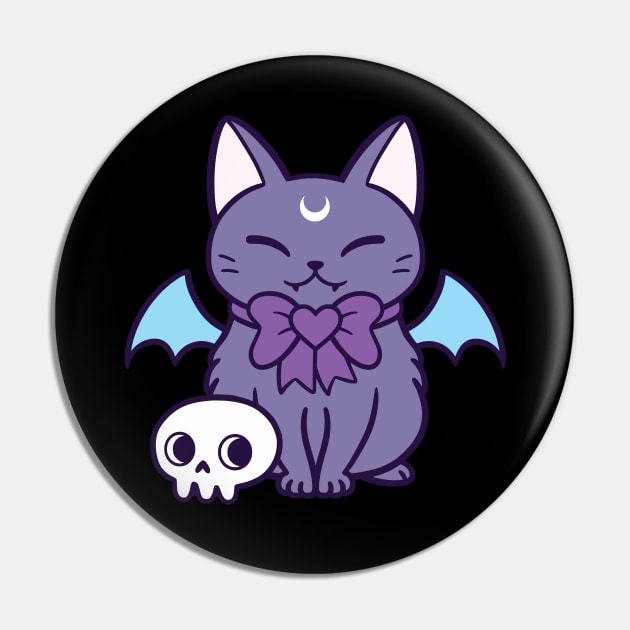 Black Bat Kitten | Nikury Pin by Nikury