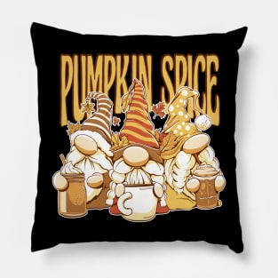 Gnomes with autumn drinks Pillow