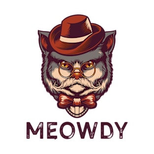 Funny Cat Cowboy Meowdy Texas Meow Howdy T-Shirt