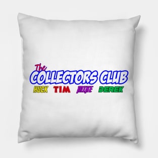 The collectors club logo blue Pillow