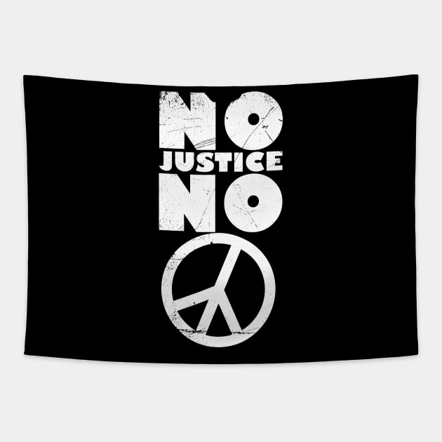 No justice no peace (invert) Tapestry by hedehede