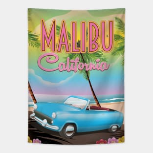 Malibu California Sunse Tapestry