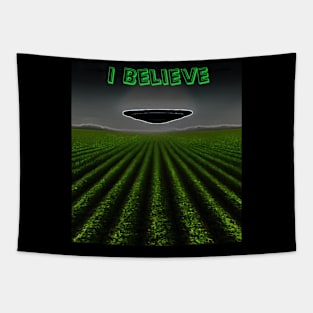 I Believe UFO Tapestry