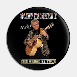 Cliff Richard the great 81 tour signature Pin