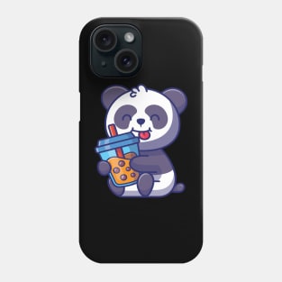 Kawaii Cute Anime Panda Otaku Japanese Bubble Boba Tea Gifts Phone Case