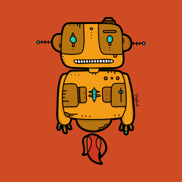 Vintage Robot by Tinyghost