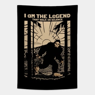 Bigfoot Silence Walk in the Forest Tapestry