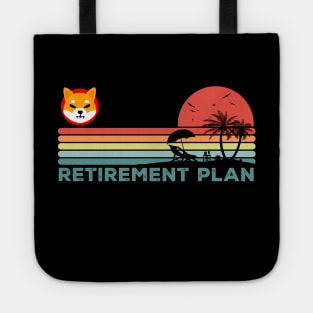 My Retirement Plan Shiba Inu Coin Crypto Hodl Hodler Men Kids Cryptocurrency Lovers Tote