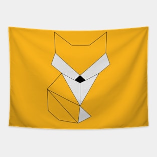 Geometric Fox Tapestry