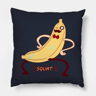 Dapper Banana Squat Pillow