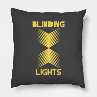 Blinding Lights, mustard Pillow