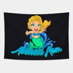 Mermaid Mom Tapestry