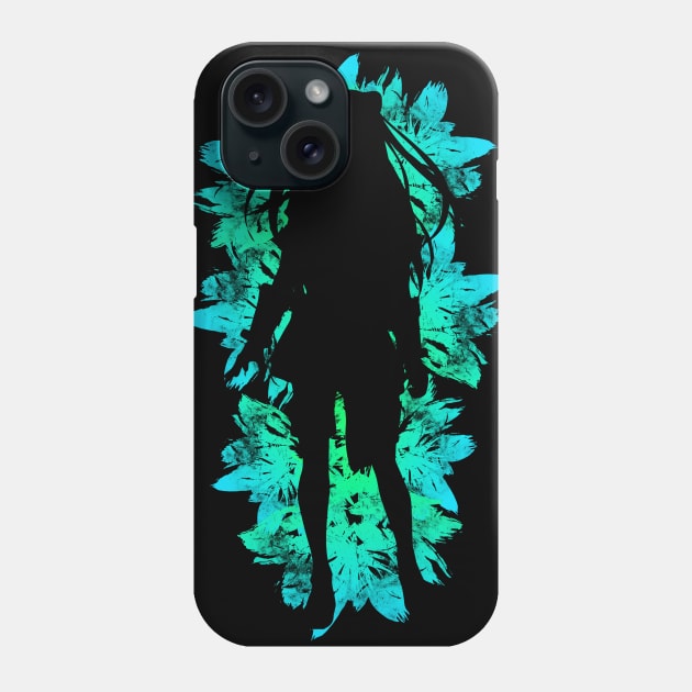 Shield - Green Flowers style Phone Case by Scailaret