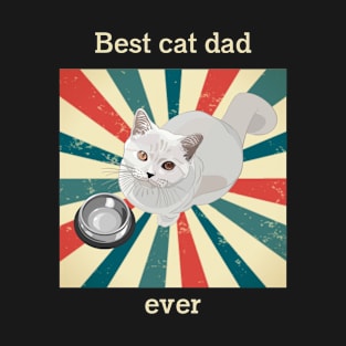 Cat t shirt - Best cat dad T-Shirt