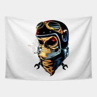 biker shirt designs Tapestry