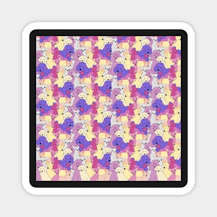 Cute dogs pattern Magnet