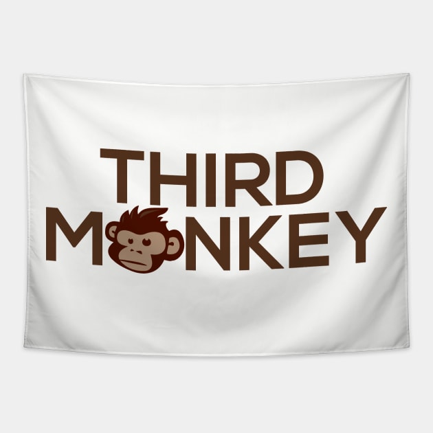 Third Monkey Tapestry by L3vyL3mus