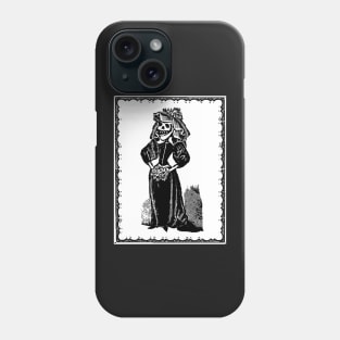 Skeleton Bride (White) Phone Case