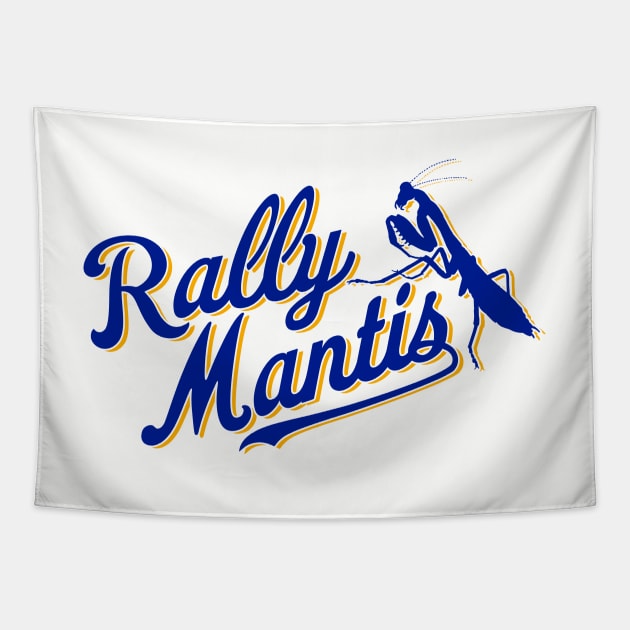 rally mantis Tapestry by ilovemubs