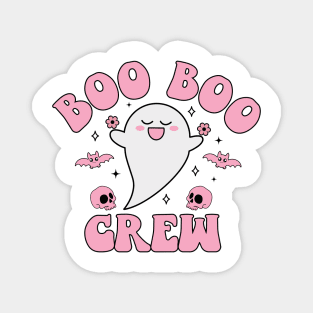 Boo Boo Crew, Cute Ghost, Funny Halloween Magnet