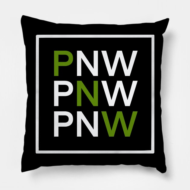 PNW Pillow by AustomeArtDesigns