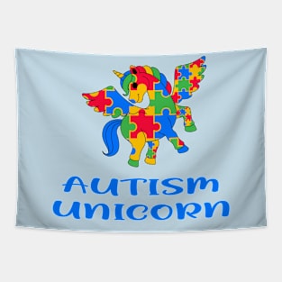 Autism Unicorn Tapestry