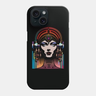 Telepathic Cyborg Retro Sci-fi Phone Case