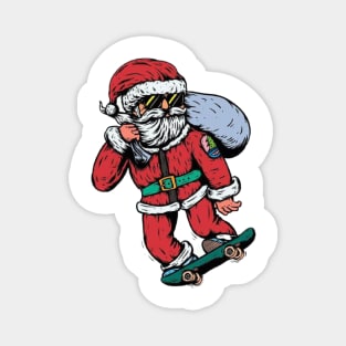 Skate santa Magnet