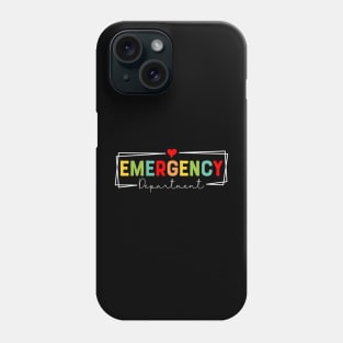 Emergency Department Cute ER Nurse Emergency Room Phone Case