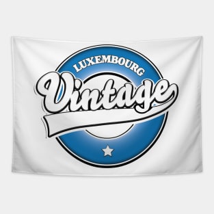 Luxembourg vintage logo Tapestry