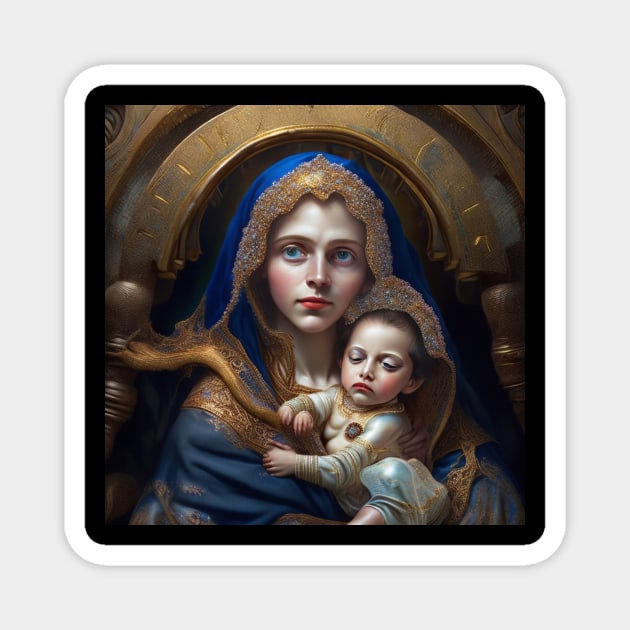 Madonna and Child Magnet by PSYOP Industries 