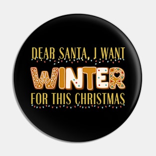 I Want WINTER aespa For This Christmas Pin