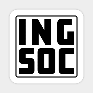 INGSOC (black) Magnet