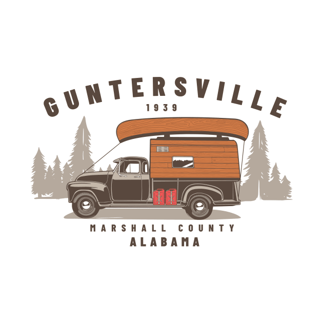 Lake Guntersville • Marshall County • Vintage by Alabama Lake Life